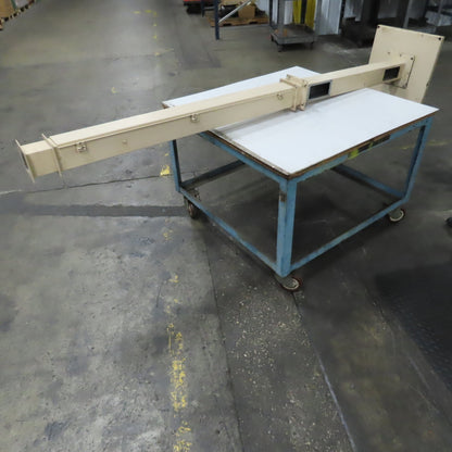 4" x 4" x 89" Hinged Cover Lay In Wireway Gutter Trough W/ 18" Pedestal