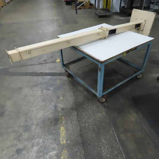 4" x 4" x 89" Hinged Cover Lay In Wireway Gutter Trough W/ 18" Pedestal