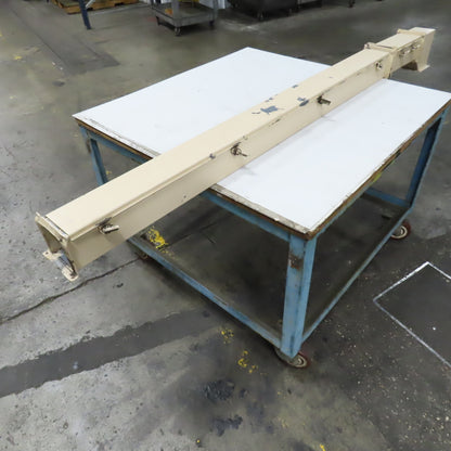 4" x 4" x 80" Hinged Cover Lay In Wireway Gutter Trough W/ 90° Elbow