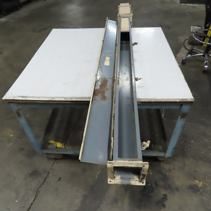 4" x 4" x 80" Hinged Cover Lay In Wireway Gutter Trough W/ 90° Elbow