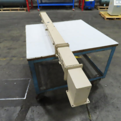 4" x 4" x 80" Hinged Cover Lay In Wireway Gutter Trough W/ 90° Elbow