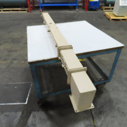 4" x 4" x 80" Hinged Cover Lay In Wireway Gutter Trough W/ 90° Elbow