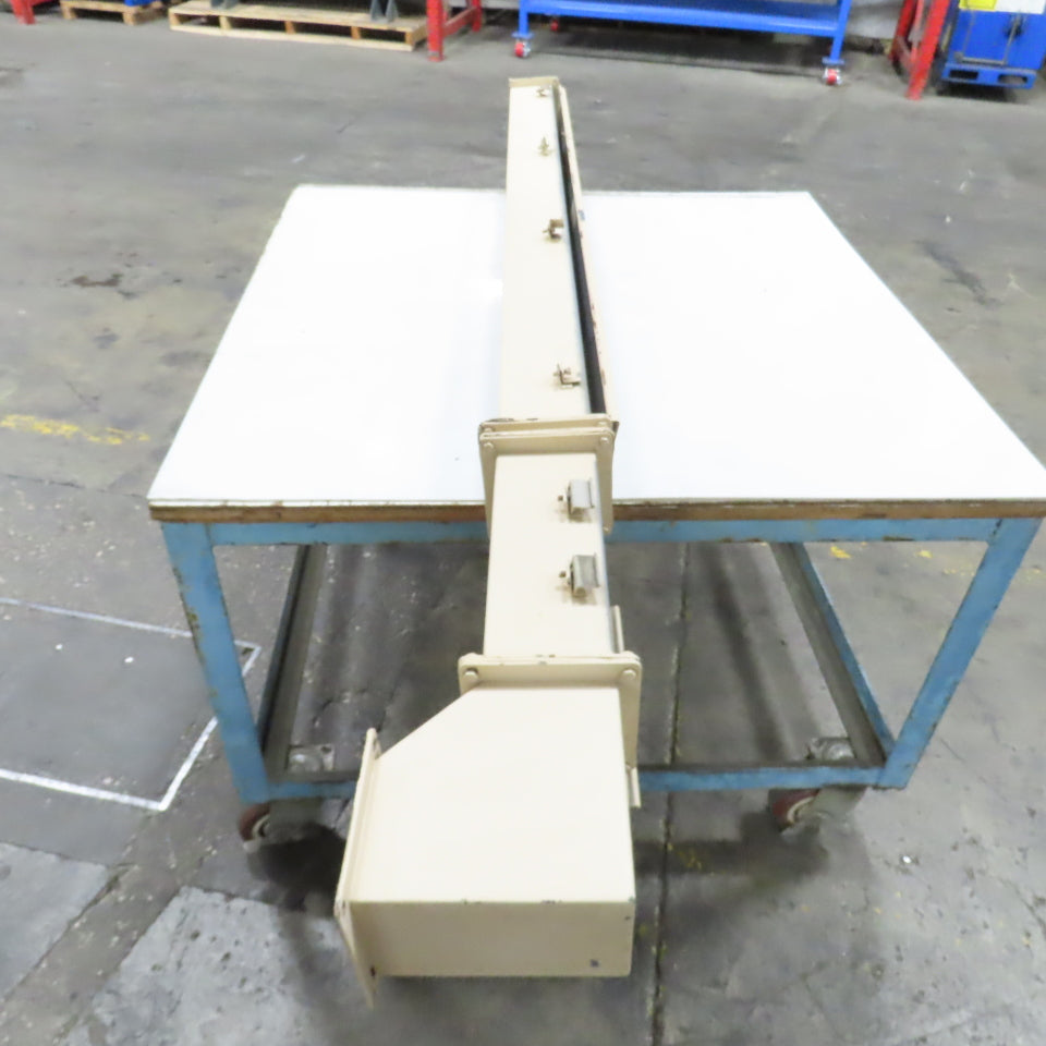 4" x 4" x 80" Hinged Cover Lay In Wireway Gutter Trough W/ 90° Elbow