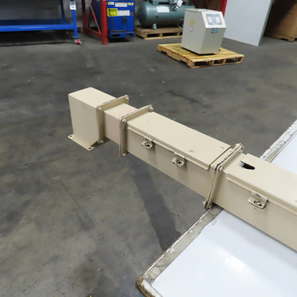 4" x 4" x 83-1/2" Hinged Cover Lay In Wireway Gutter Trough W/ 90° Elbow