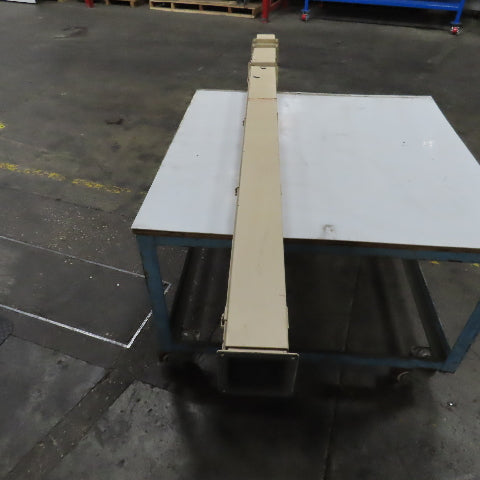 4" x 4" x 83-1/2" Hinged Cover Lay In Wireway Gutter Trough W/ 90° Elbow