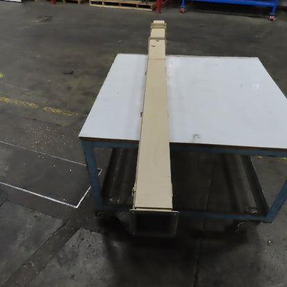 4" x 4" x 83-1/2" Hinged Cover Lay In Wireway Gutter Trough W/ 90° Elbow