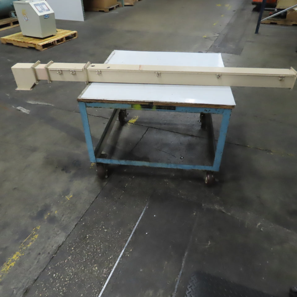 4" x 4" x 83-1/2" Hinged Cover Lay In Wireway Gutter Trough W/ 90° Elbow