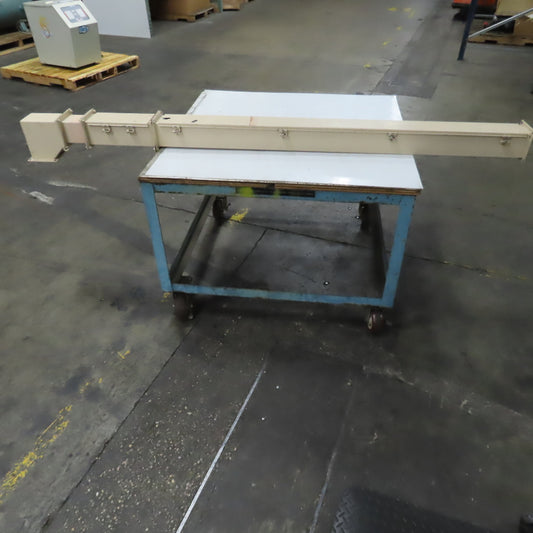 4" x 4" x 83-1/2" Hinged Cover Lay In Wireway Gutter Trough W/ 90° Elbow