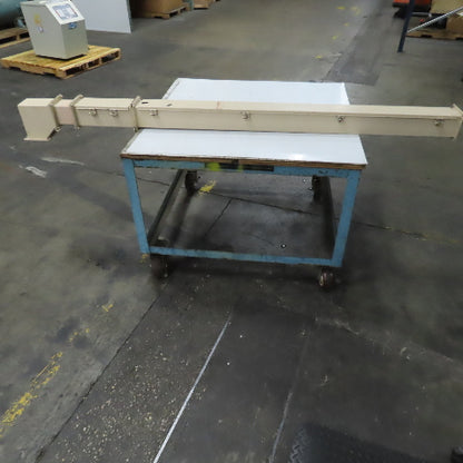 4" x 4" x 83-1/2" Hinged Cover Lay In Wireway Gutter Trough W/ 90° Elbow