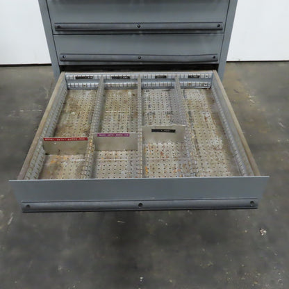 Lista 11 Drawer Industrial Parts Tool Storage Shop Cabinet 28x 28" x 60" Painted