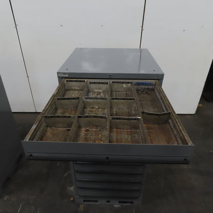 Lista 11 Drawer Industrial Parts Tool Storage Shop Cabinet 28x 28" x 60" Painted