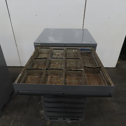 Lista 11 Drawer Industrial Parts Tool Storage Shop Cabinet 28x 28" x 60" Painted