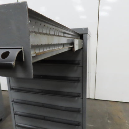 Lista 11 Drawer Industrial Parts Tool Storage Shop Cabinet 28x 28" x 60" Painted