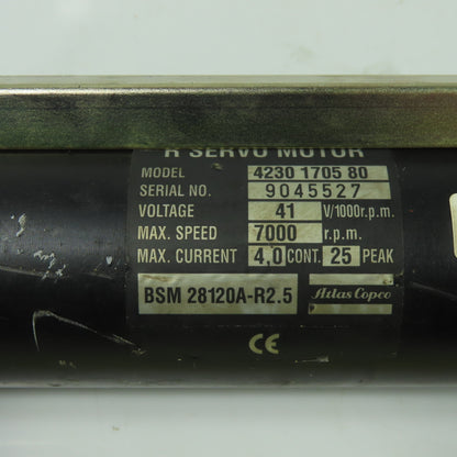 Atlas Copco 4230 1705 80 QMR62-32RT 5/8" Electric Nutrunner 7000RPM 41 V/1000rpm