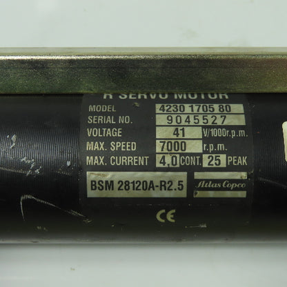 Atlas Copco 4230 1705 80 QMR62-32RT 5/8" Electric Nutrunner 7000RPM 41 V/1000rpm