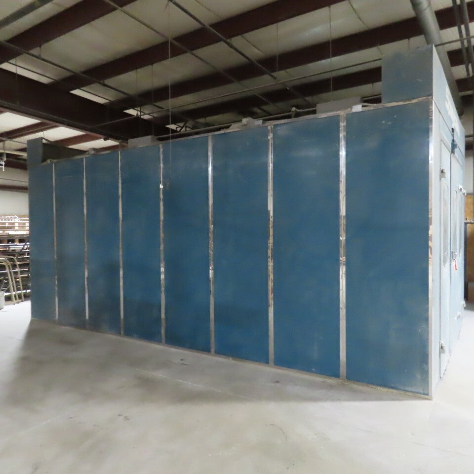 Spraybake SB10DDSMG 24x14x10' Downdraft Paint Spray & Bake Booth Nat Gas 220V