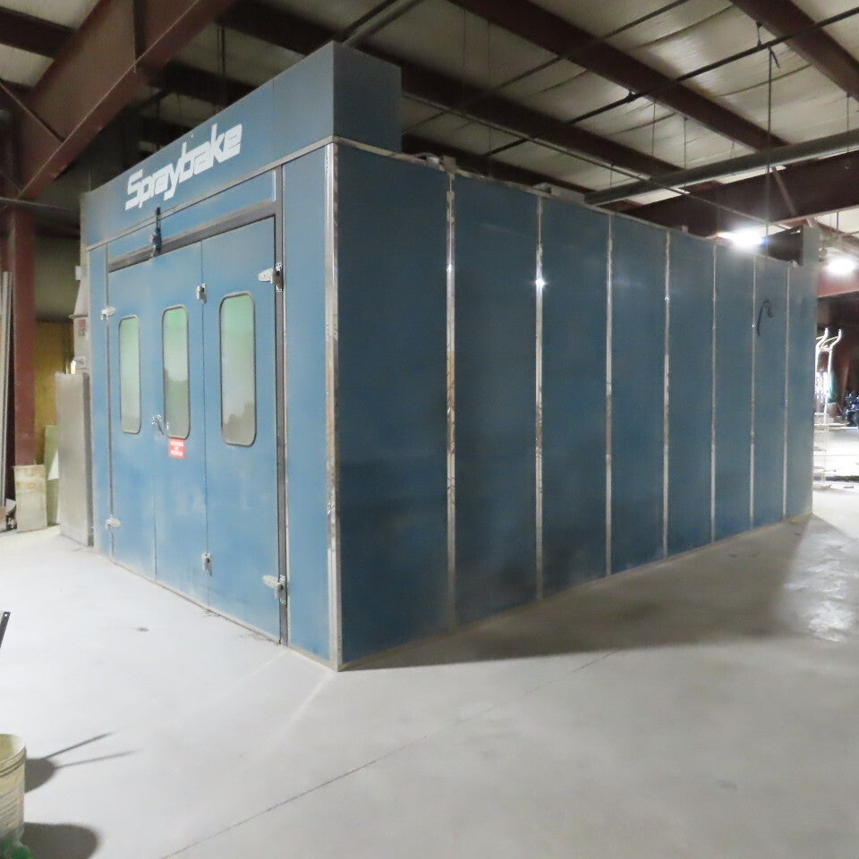Spraybake SB10DDSMG 24x14x10' Downdraft Paint Spray & Bake Booth Nat Gas 220V
