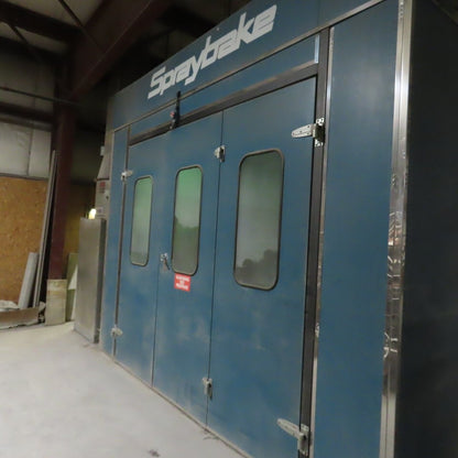 Spraybake SB10DDSMG 24x14x10' Downdraft Paint Spray & Bake Booth Nat Gas 220V