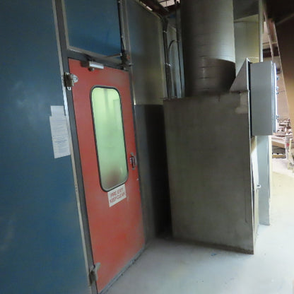 Spraybake SB10DDSMG 24x14x10' Downdraft Paint Spray & Bake Booth Nat Gas 220V