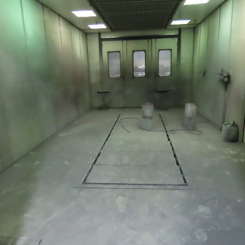 Spraybake SB10DDSMG 24x14x10' Downdraft Paint Spray & Bake Booth Nat Gas 220V