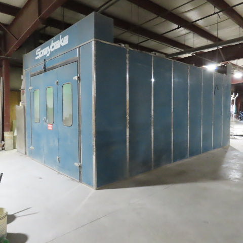 Spraybake SB10DDSMG 24x14x10' Downdraft Paint Spray & Bake Booth Nat Gas 220V