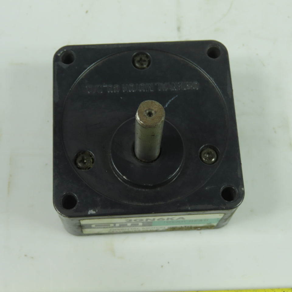 Oriental Motor 2GN6KA Parallel Shaft Gear Head 6:1 Ratio