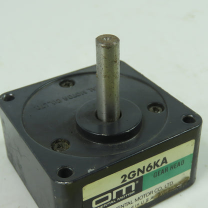 Oriental Motor 2GN6KA Parallel Shaft Gear Head 6:1 Ratio