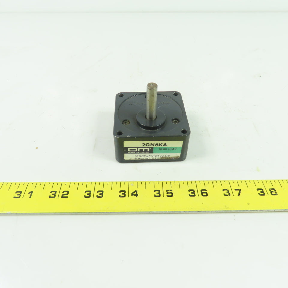 Oriental Motor 2GN6KA Parallel Shaft Gear Head 6:1 Ratio