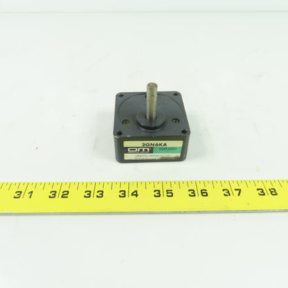 Oriental Motor 2GN6KA Parallel Shaft Gear Head 6:1 Ratio