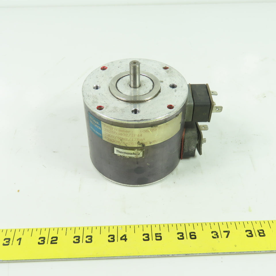 Neckar-Motoren 506823 Motor 230V50Hz 175mA Deisslingen p2=30W/n=267 8mm Shaft