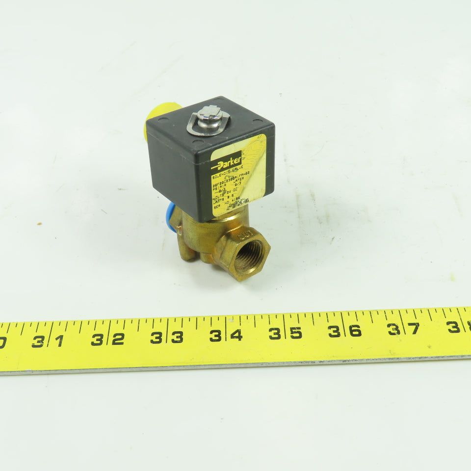 Parker 06F20C2320A1FPH80 24VDC Solenoid Valve 3/8" NPT 9.5W
