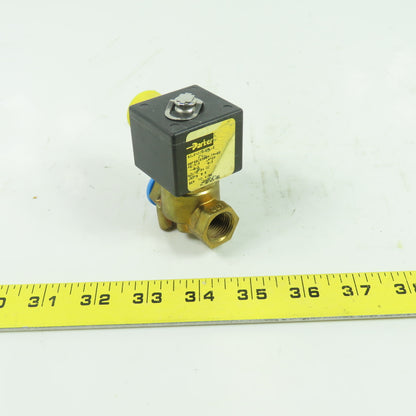 Parker 06F20C2320A1FPH80 24VDC Solenoid Valve 3/8" NPT 9.5W