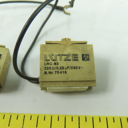 Lutze LRC-S3 250V Suppressor 220 OHM 0.22uF Lot Of 5