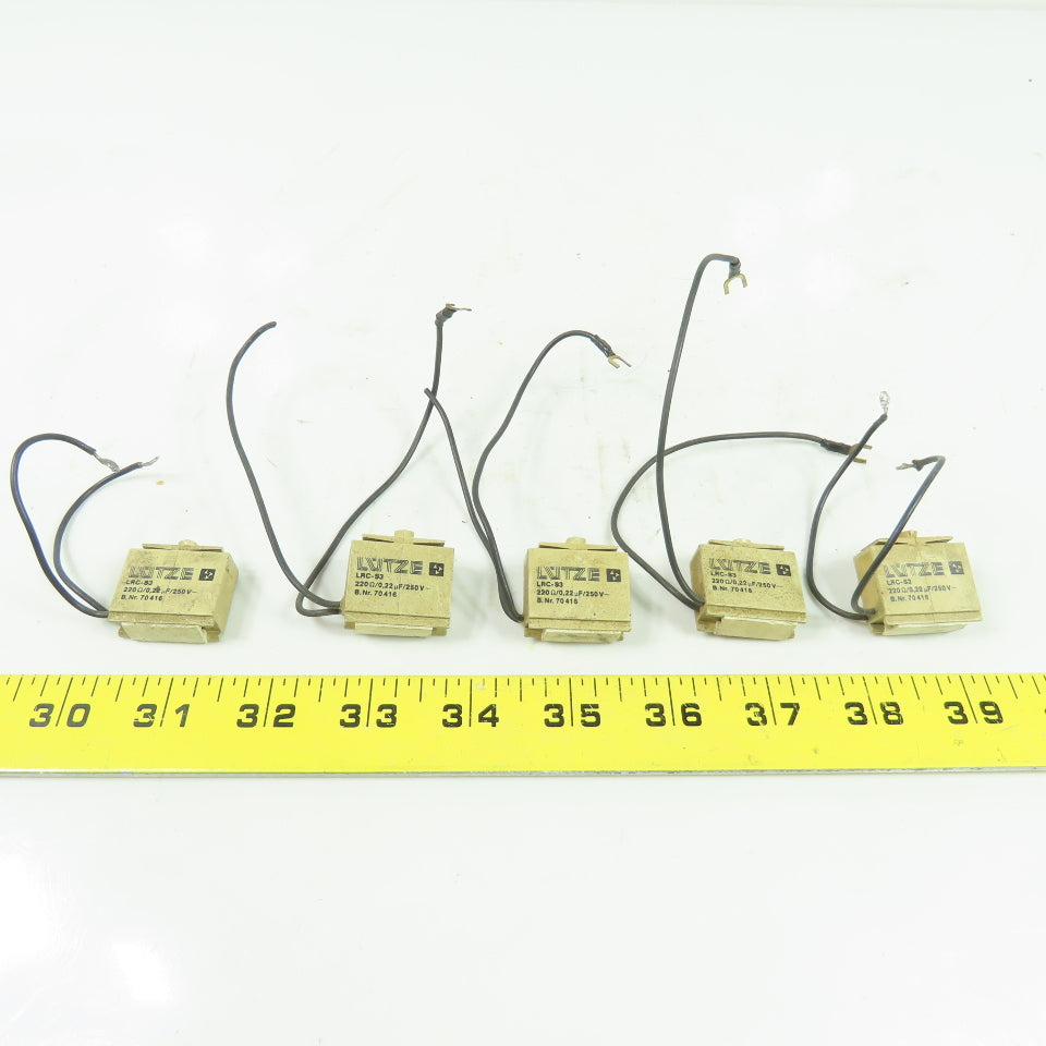 Lutze LRC-S3 250V Suppressor 220 OHM 0.22uF Lot Of 5