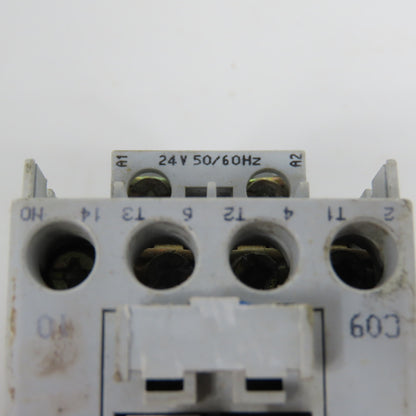 Allen Bradley 100-C09*10 Ser A C09 Contactor 600VAC Max W/ 24V 50/60HZ Coil