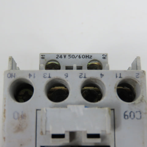 Allen Bradley 100-C09*10 Ser A C09 Contactor 600VAC Max W/ 24V 50/60HZ Coil