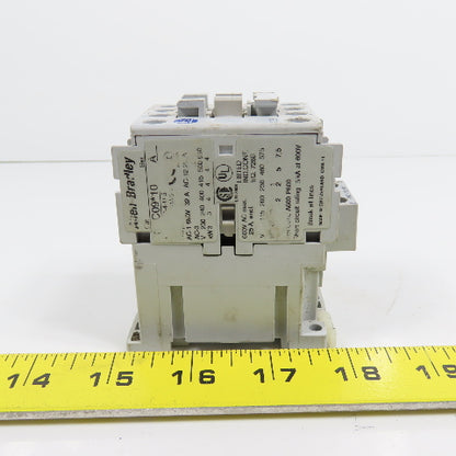 Allen Bradley 100-C09*10 Ser A C09 Contactor 600VAC Max W/ 24V 50/60HZ Coil