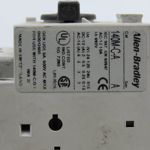 Allen Bradley 140M-F8E-C32 23-32A Motor Protector Circuit Breaker W/ 140M-C-A