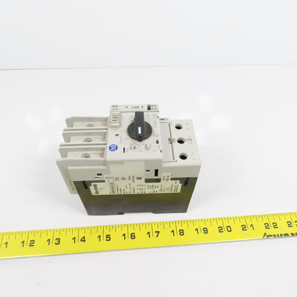 Allen Bradley 140M-F8E-C32 23-32A Motor Protector Circuit Breaker W/ 140M-C-A