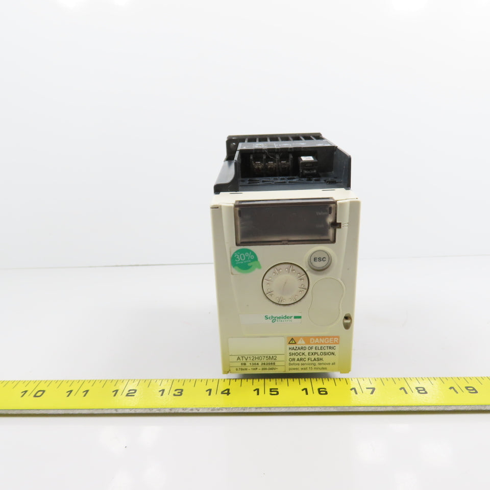 Schneider ATV12H075M2 Altivar 1HP Variable Frequency Drive 240V 1/3PH In/Out