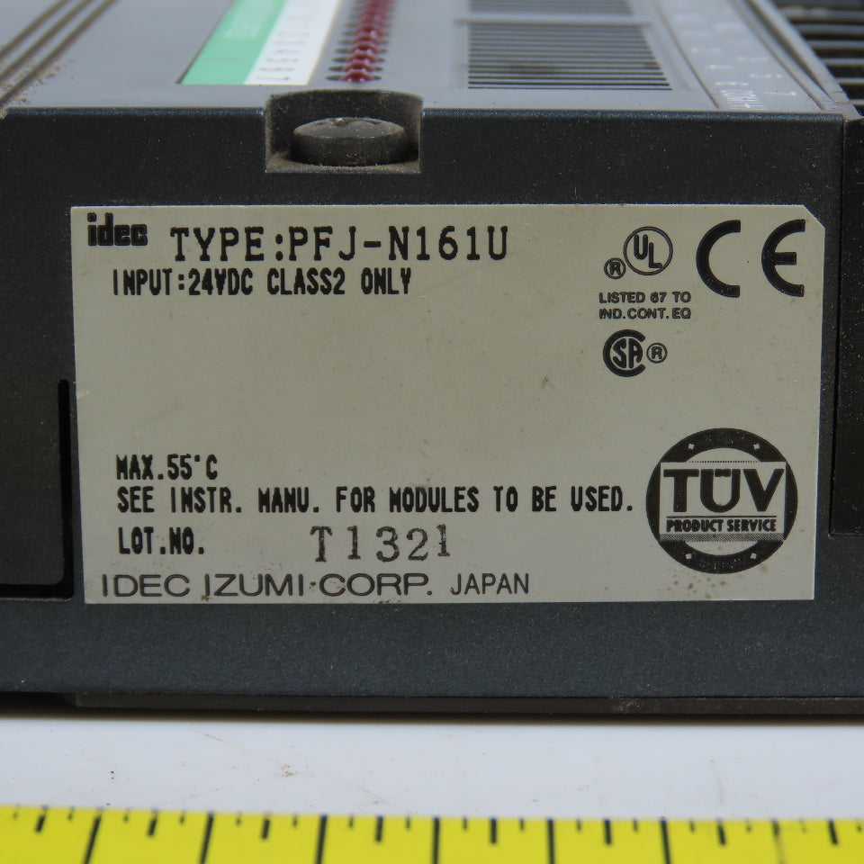 Idec PFJ-N161U PFJ-T081U 8-Relay Output Module 24VDC In 240VAC Output