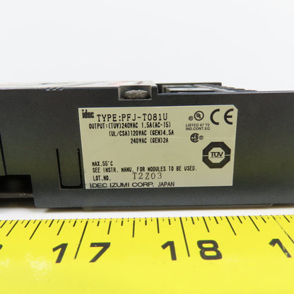 Idec PFJ-T081U 8-Relay Output Module 120/240VAC Output