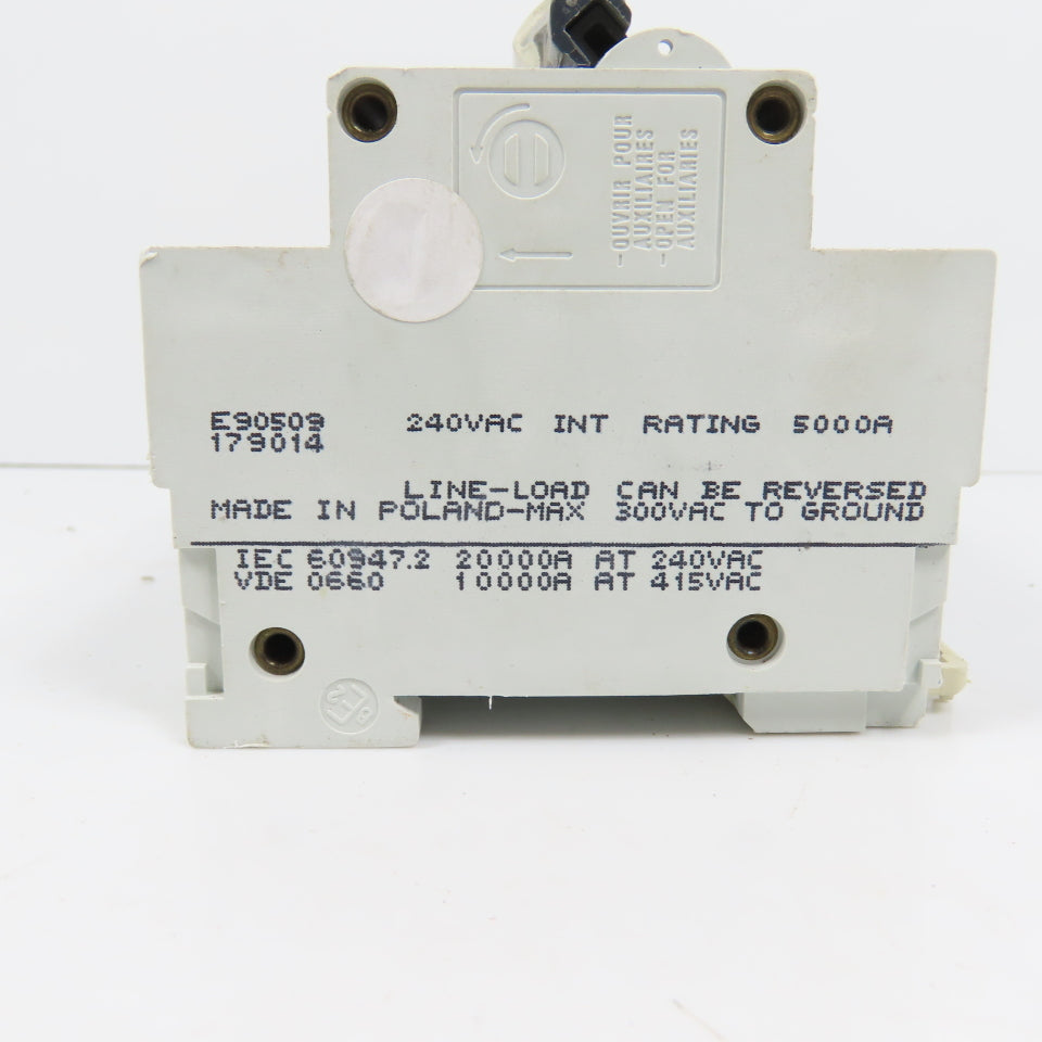 Merlin Gerin NC100H Multi 9 Type C 3-Pole 80A Rail Mount Circuit Breaker 240VAC