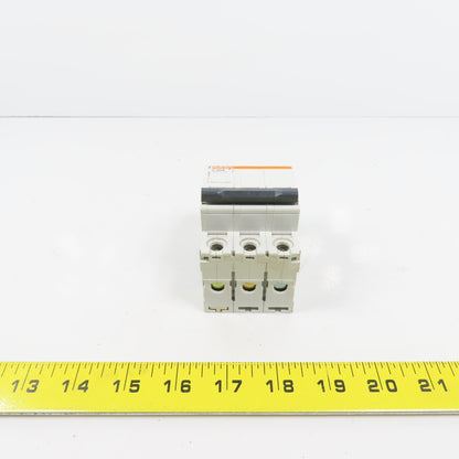 Merlin Gerin 24469 Multi 9 C60 3-Pole 20A Rail Mount Circuit Breaker 480/277V
