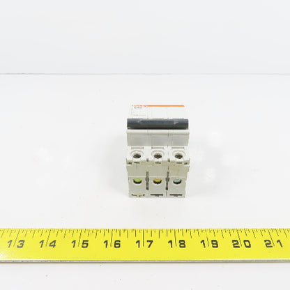 Merlin Gerin 24469 Multi 9 C60 3-Pole 20A Rail Mount Circuit Breaker 480/277V
