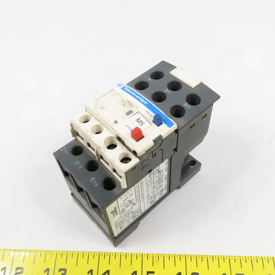 Schneider Telemecanique LRD 07 1.6-2.5A Thermal Overload Relay W/ LAD7B106