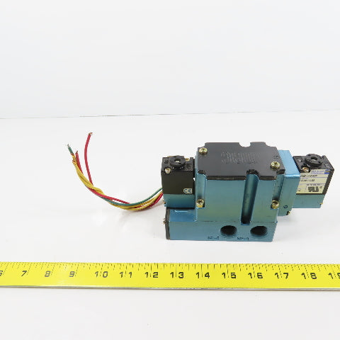 Mac 6321D-311-PM-111DA 2-Position Pneumatic Solenoid Directional Valve 120V