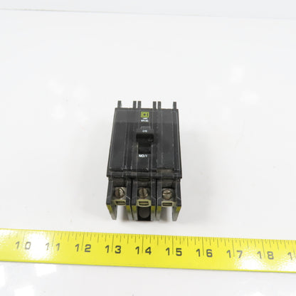 Square D Type QOU 3-Pole 50A Circuit Breaker 240VAC