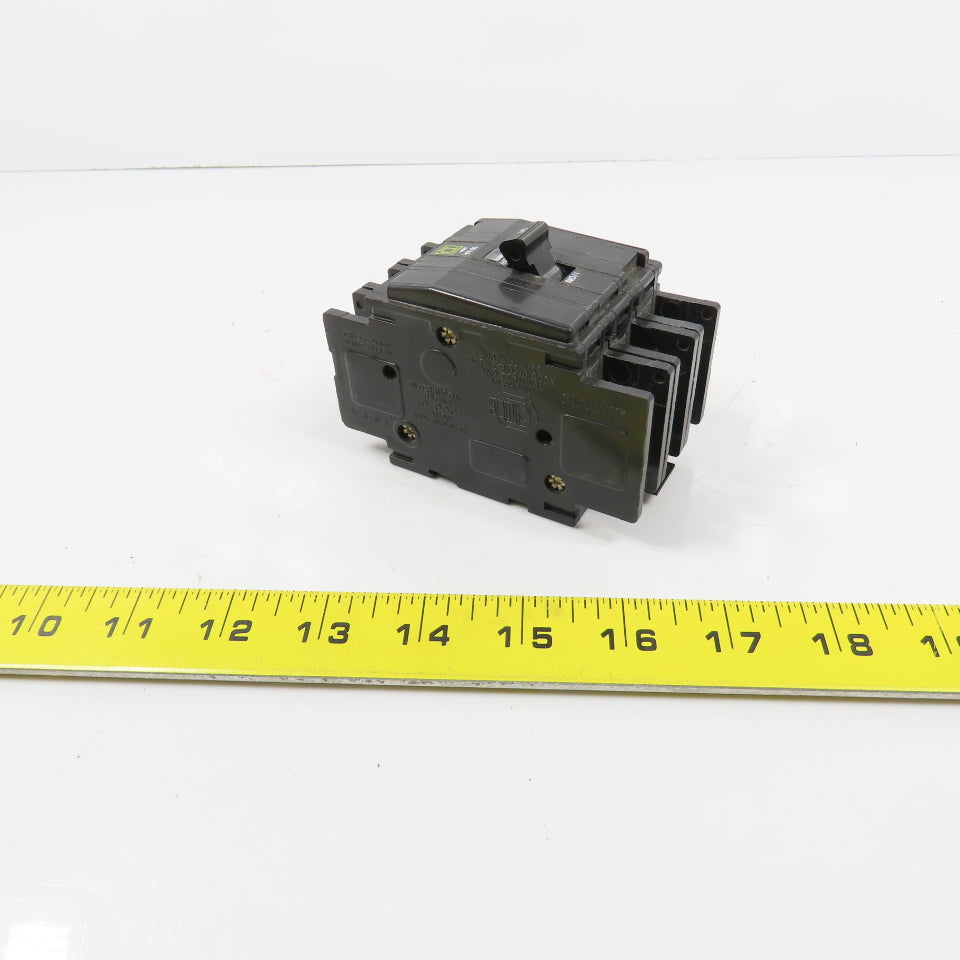 Square D Type QOU 3-Pole 50A Circuit Breaker 240VAC