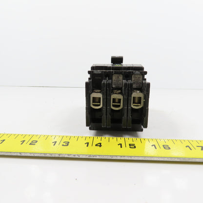 Square D Type QOU 3-Pole 50A Circuit Breaker 240VAC